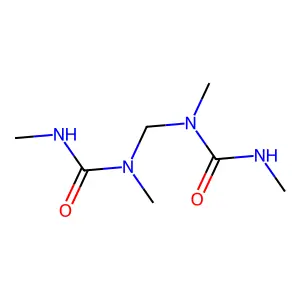 1,3-Dimethyl-1-[[methyl(methylcarbamoyl)amino]methyl]urea structure