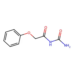 N-(Aminocarbonyl)-2-phenoxyacetamide structure