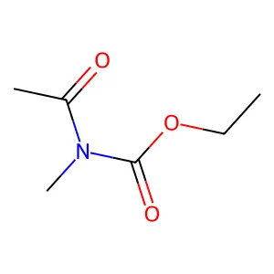 ethyl N-acetyl-N-methylcarbamate structure