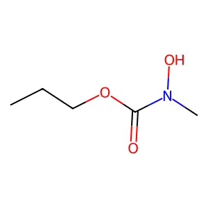 Carbamic acid, N-hydroxy-N-methyl-, propyl ester structure