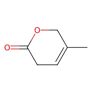 2H-pyran-2-one, 3,6-dihydro-5-methyl- structure