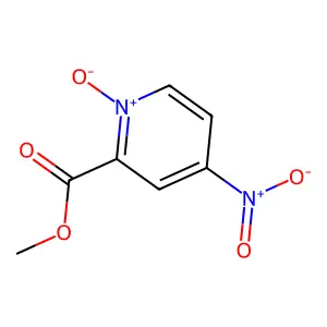 Methyl 4-nitropyridine-2-carboxylate 1-oxide structure