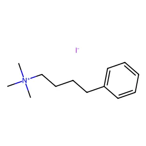 Ammonium, trimethyl(4-phenylbutyl)-, iodide structure