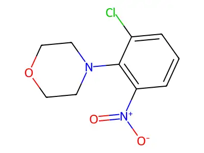 4-(2-Chloro-6-nitrophenyl)morpholine structure