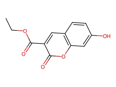 Ethyl 2-oxo-3,4-dihydro-2H-1-benzopyran-3-carboxylate structure