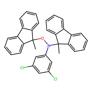 N-(3,5-dichlorophenyl)-9-methyl-N-(9-methylfluoren-9-yl)oxyf structure
