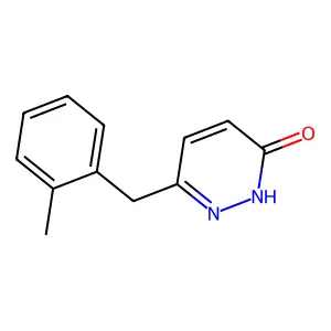 6-[(2-Methylphenyl)methyl]pyridazin-3-ol structure