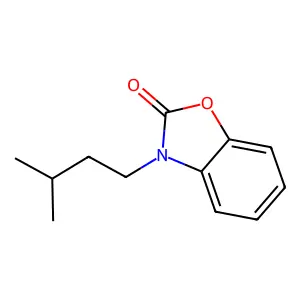 3-isopentylbenzo[d]oxazol-2(3H)-one structure
