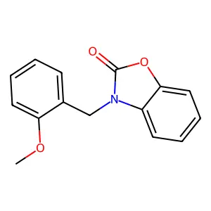 3-(2-methoxybenzyl)benzo[d]oxazol-2(3H)-one structure