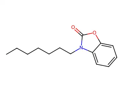 3-Heptyl-1,3-benzoxazol-2-one structure