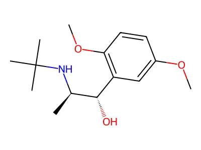 Butaxamina structure