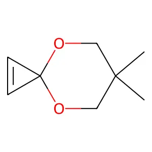 6,6-Dimethyl-4,8-dioxaspiro(2.5)oct-1-ene structure