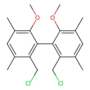 2-(chloromethyl)-3-[2-(chloromethyl)-6-methoxy-3,5-dimethylp structure