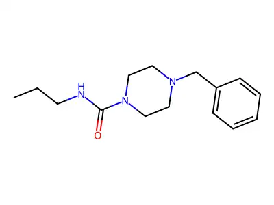 4-benzyl-N-propylpiperazine-1-carboxamide structure