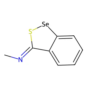 N-Methyl-8-thia-9-selenabicyclo[4.3.0]nona-1,3,5-trien-7-imine structure