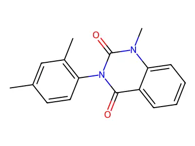 3-(2,4-Dimethylphenyl)-1-methylquinazoline-2,4(1H,3H)-dione structure