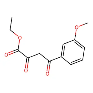 Ethyl 4-(3-methoxyphenyl)-2,4-dioxobutanoate structure