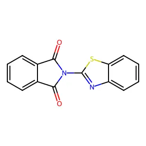 2-(2-苯并噻唑基)邻苯二甲酰亚胺 structure