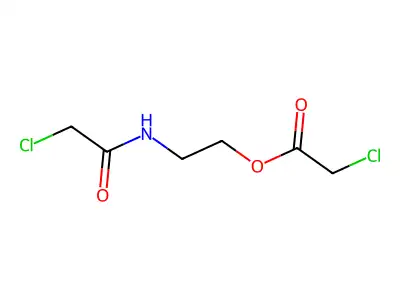 2-(2-Chloroacetamido)ethyl 2-chloroacetate structure