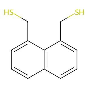 Naphthalene, 1,8-mercaptomethyl- structure