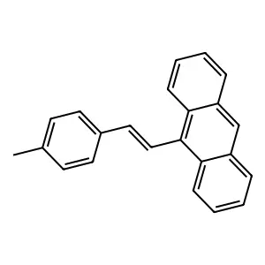 Anthracene, 9-[2-(4-methylphenyl)ethenyl]- structure