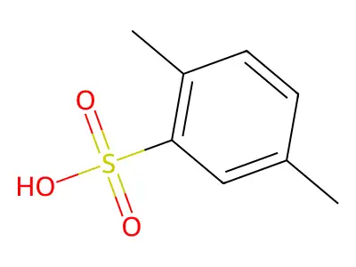 2,5-Dimethylbenzenesulfonic acid structure