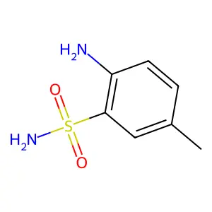 2-Amino-5-methylbenzenesulfonamide structure