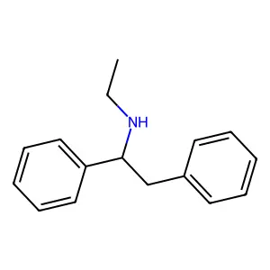 N-乙基-1,2-二苯基乙胺 structure