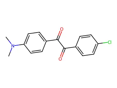 1-(4-Chlorophenyl)-2-[4-(dimethylamino)phenyl]ethane-1,2-dione structure
