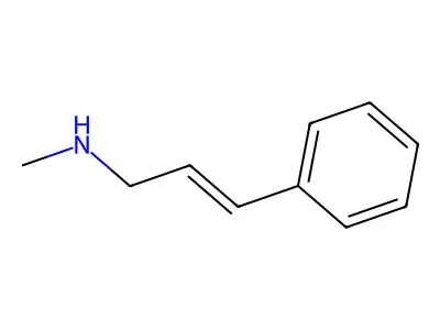 N-methyl-3-phenylprop-2-en-1-amine structure