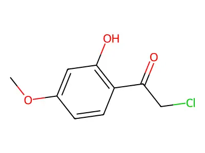 2-Chloro-1-(2-hydroxy-4-methoxyphenyl)ethanone structure