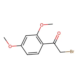 2-Bromo-1-(2,4-dimethoxyphenyl)ethanone structure