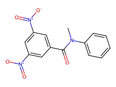 N-Methyl-3,5-dinitro-N-phenylbenzamide structure