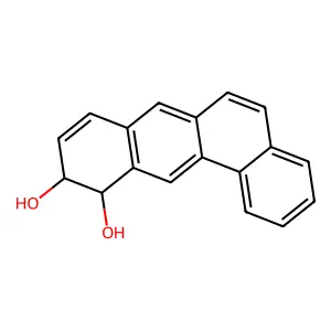 BENZ(a)ANTHRACENE, 10,11-DIHYDRO-10,11-DIHYDROXY-, (E)- structure