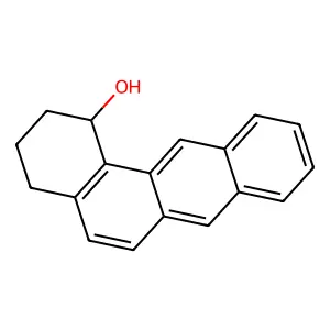Benz(a)anthracen-1-ol, 1,2,3,4-tetrahydro- structure