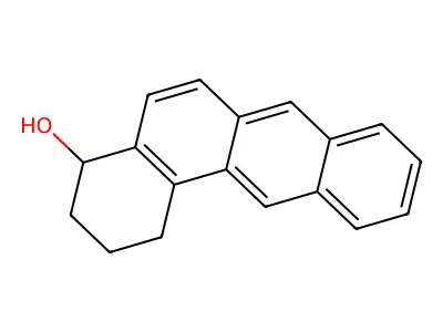 1,2,3,4-Tetrahydrotetraphen-4-ol structure