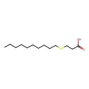 3-(Decylsulfanyl)propanoic acid structure