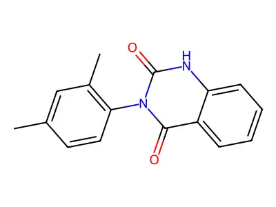 3-(2,4-dimethylphenyl)-1H-quinazoline-2,4-dione structure