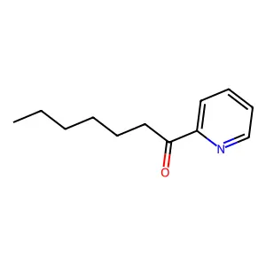 1-(Pyridin-2-yl)heptan-1-one structure