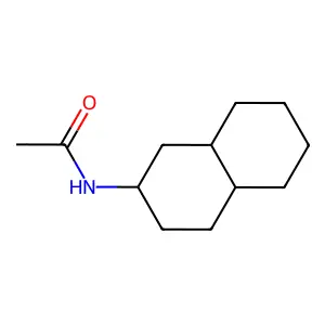N-(decahydronaphthalen-2-yl)acetamide structure