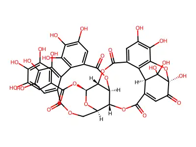 老鹳草素 structure