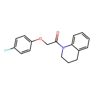 1-(3,4-dihydroquinolin-1(2H)-yl)-2-(4-fluorophenoxy)ethanone structure