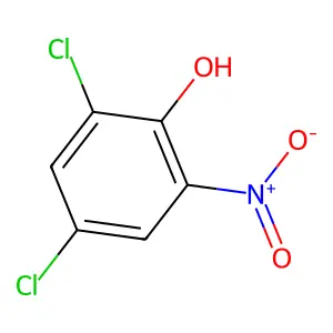 2,4-Dichloro-6-nitrophenol structure