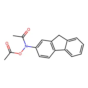 N-Acetoxy-N-acetyl-2-aminofluorene structure