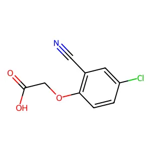 (4-Chloro-2-cyanophenoxy)acetic acid structure