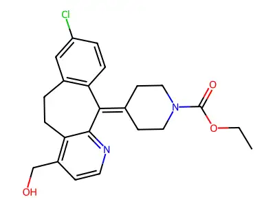 4-Hydroxymethyl Loratadine structure