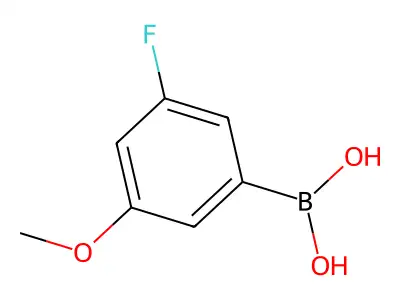 (3-Fluoro-5-methoxyphenyl)boronic acid structure