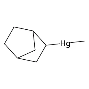 Mercury, methyl(norborn-2-yl)-, endo- structure