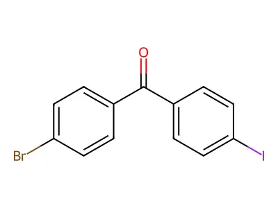 4'-Bromo-4-iodobenzophenone structure