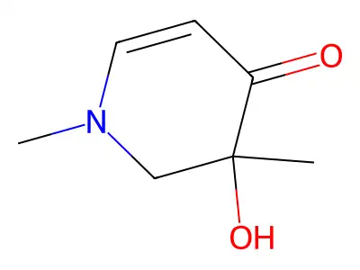 3-hydroxy-1,3-dimethyl-2H-pyridin-4-one structure